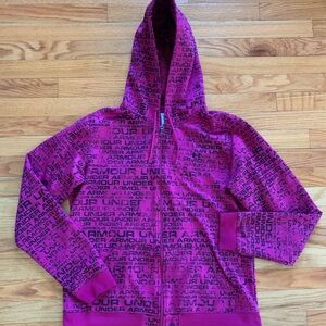 Under Armour Full Zip Hooded Sweatshirt. Size XL.